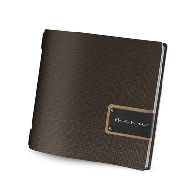 Dag Style - Menu Chef Marrone Quadrato 23x23,1 cm