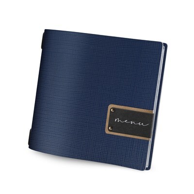 Dag Style - Menu Chef Blu Quadrato 23x23,1 cm