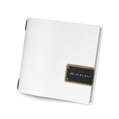 Dag Style - Menu Chef Bianco Quadrato 23x23,1 cm