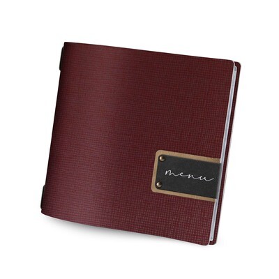 Dag Style - Menu Chef Bordeaux Quadrato 23x23,1 cm