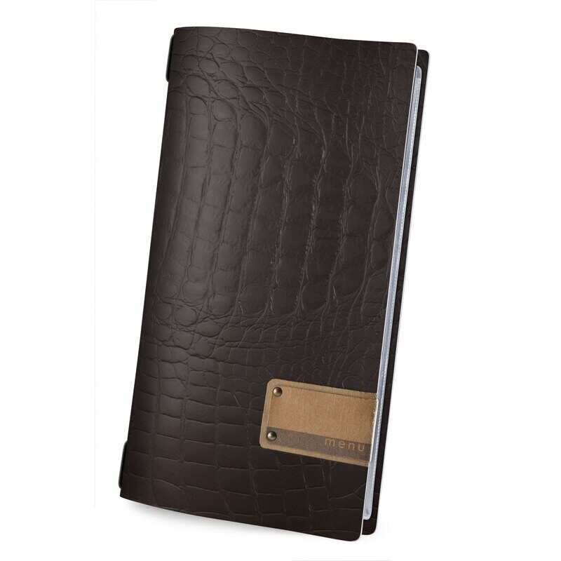 Dag Style - Menu Fashion Marrone Coccodrillo  4RE 17,3x31,8 cm