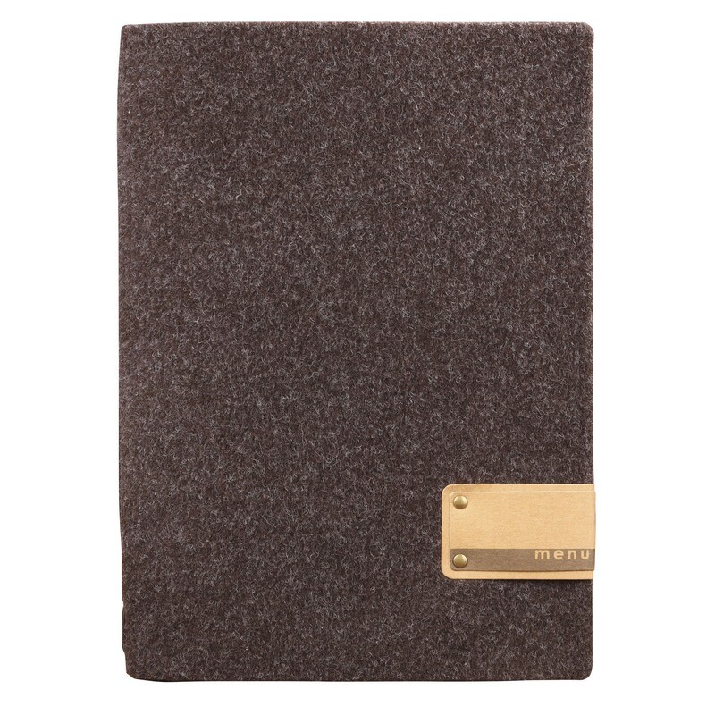 Dag Style - Menu A4 Go Green 23,2 x 31,8 cm Marrone