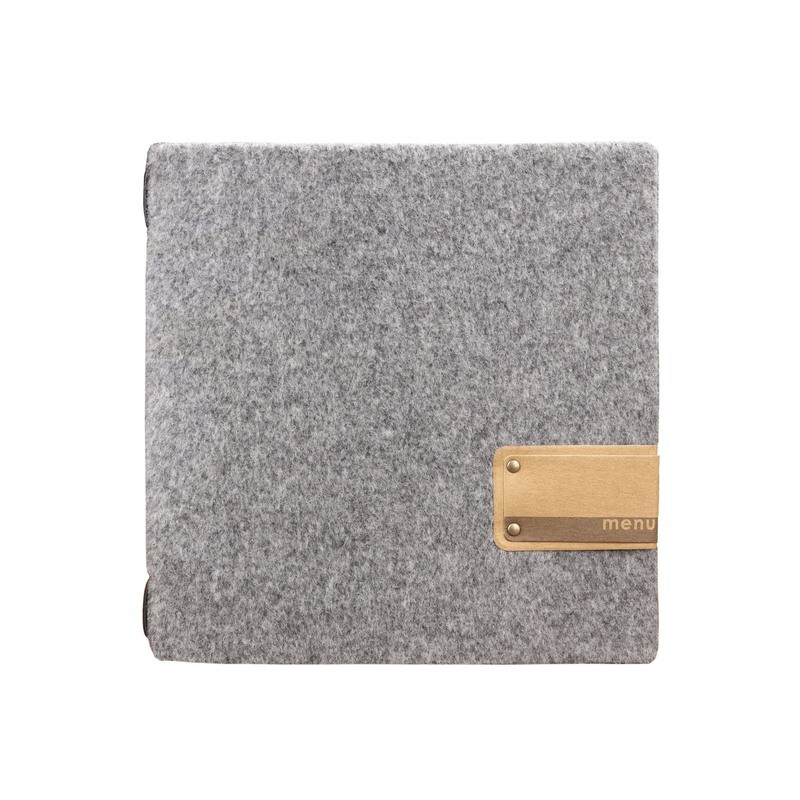 Dag Style - Menu quadrato A4 Go Green 23 x 23 cm Grigio