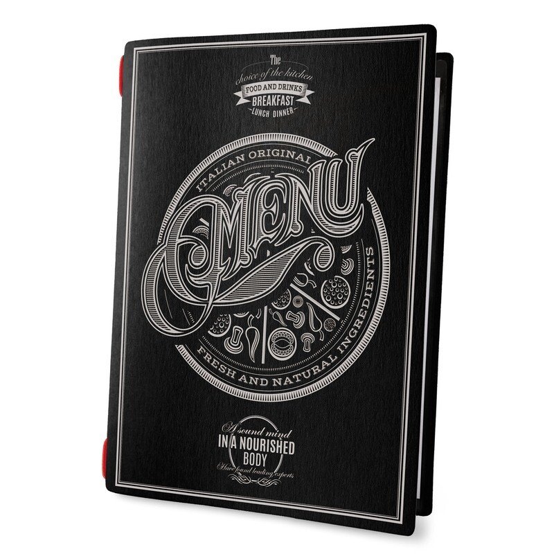 Dag Style - Menu Tattoo Nero A4 23,2x31,8 cm
