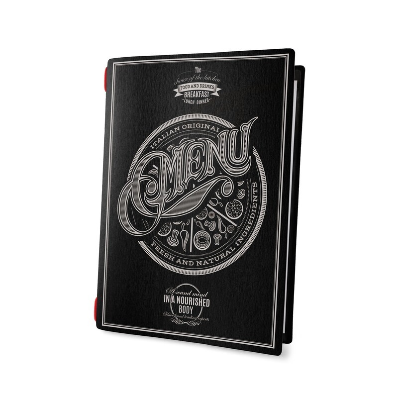 Dag Style - Menu Tattoo Nero Golfo 16,5x23,1 cm
