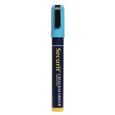 Securit - Pennarello Medium Per Lavagna Blu Chalkmaker