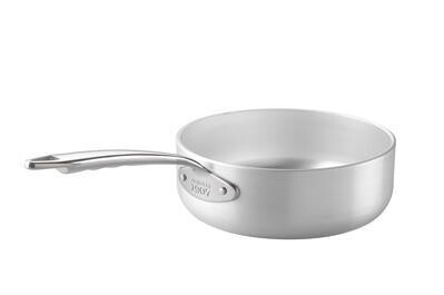 Agnelli - Casseruola Bassa 1 Manico 20 cm Alluminio Induzione 1907 - 3 mm