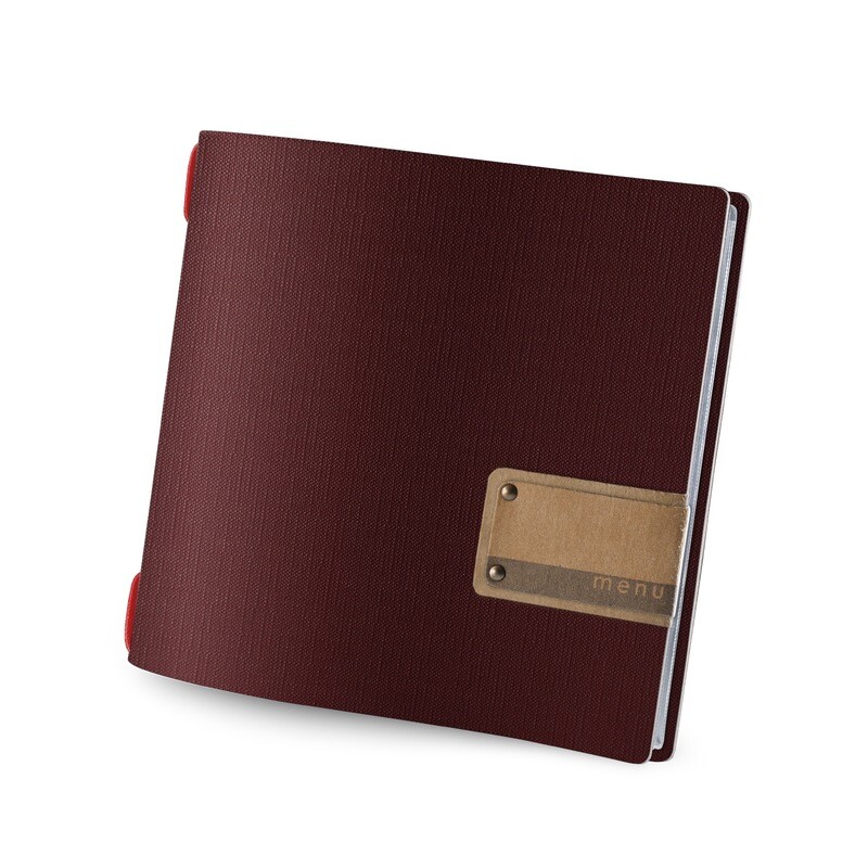 DAG Style - Menu Juta Bordeaux Quadrato 23x23,1 cm