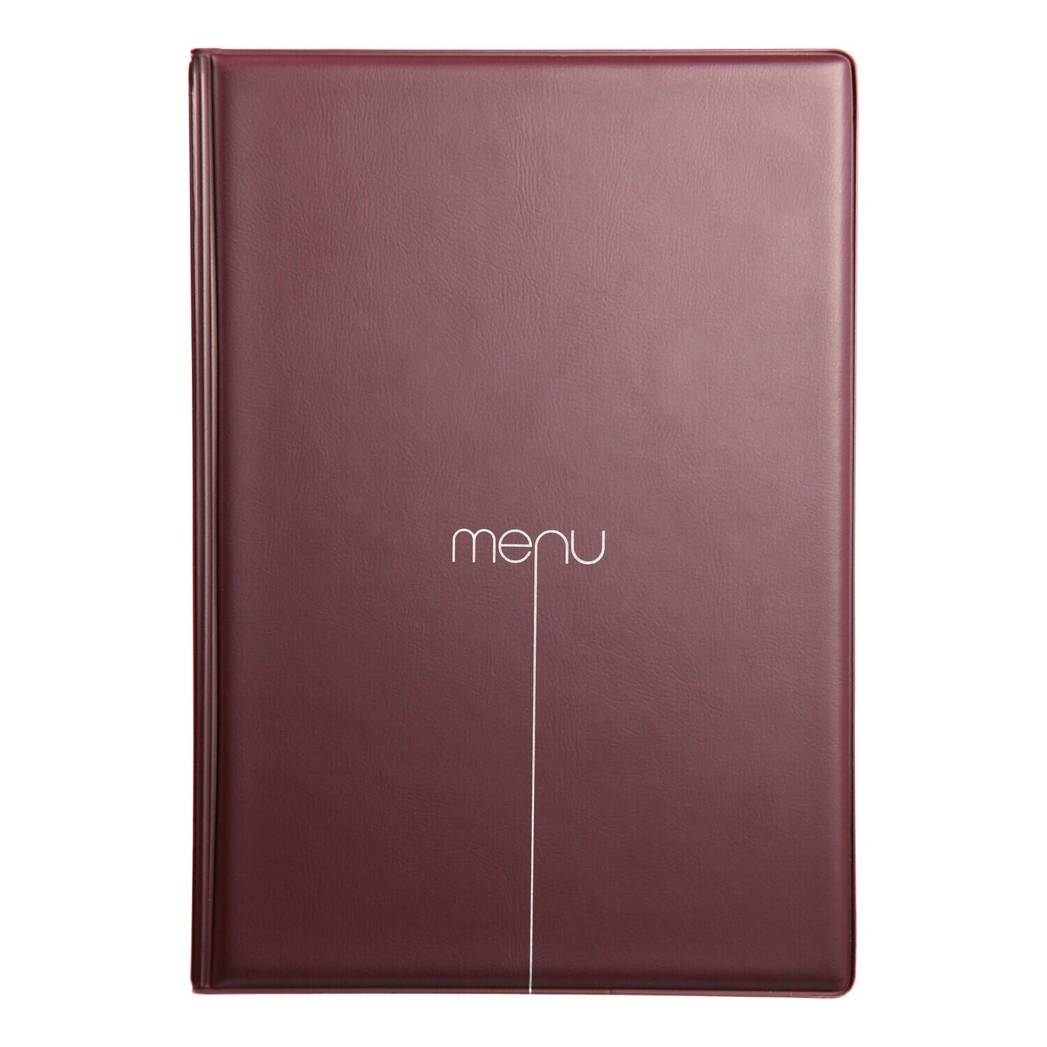Dag Style - Porta Menu RISTO A4 scritta menu BORDEAUX 23,2x32,5 cm