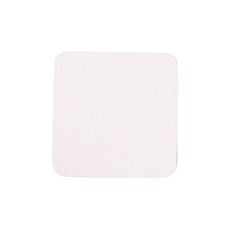Dag Style - Sottobicchieri Chef 9,5 x 9,5 cm Bianco