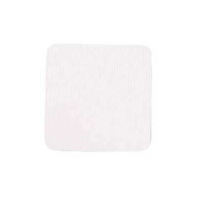 Dag Style - Sottobicchieri Chef 9,5 x 9,5 cm Bianco