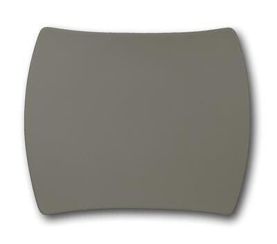 Saturnia - Rechteckiger Geformter​ Teller 31 x 25 cm Tokio Grau