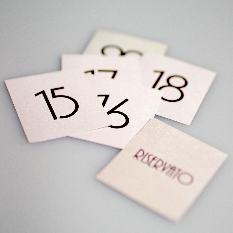 Dag Style - Numeri segna tavolo da 1 a 10