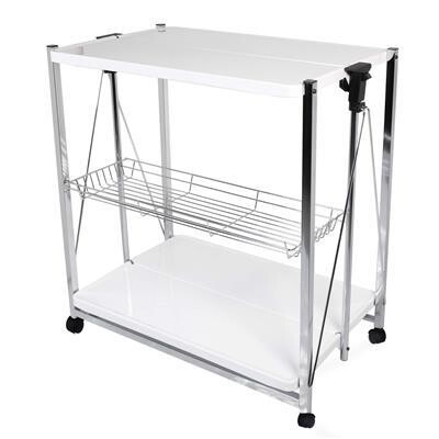 Carrello Pieghevole 60x40cm Bridge Bianco SG-0201-QK Tirolix