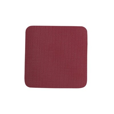 Dag Style - Sottobicchieri Juta 9,5 x 9,5 cm Bordeaux