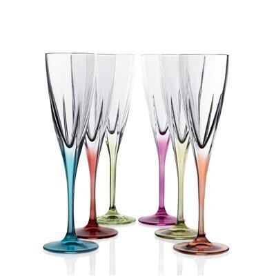 Set 6 Calici Flut Fusion Color Calp