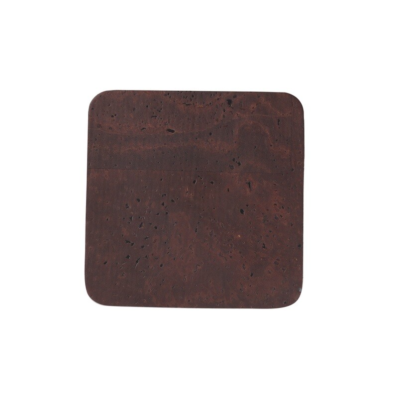 Dag Style - Sottobicchieri Sughero 9,5 x 9,5 cm Marrone