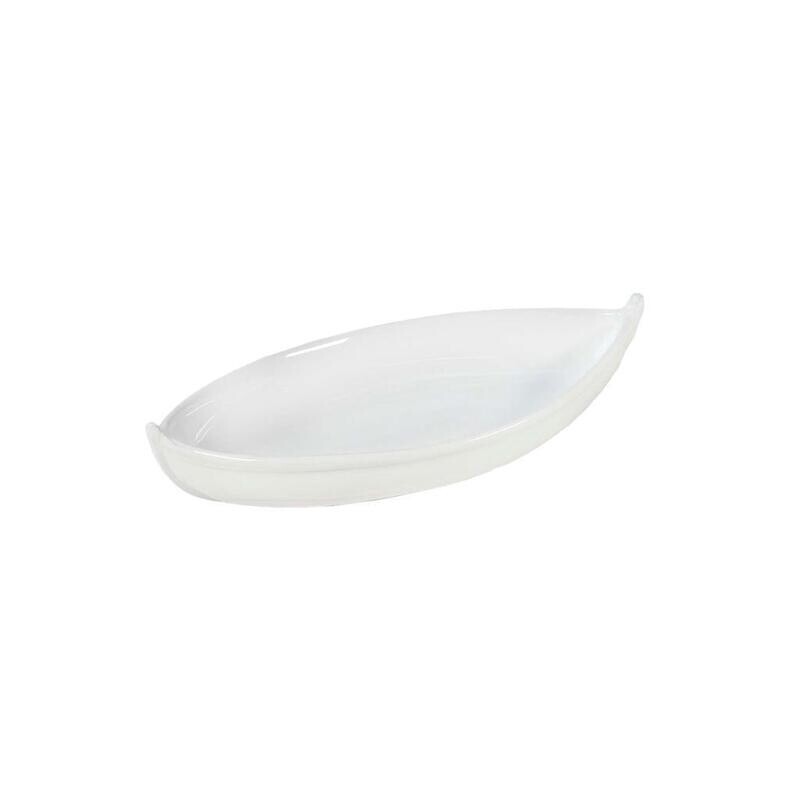 Piatto Barchetta 30 x 15 cm Maris Bianco - Vulcania