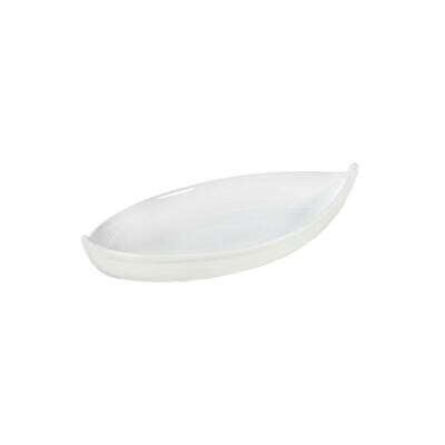 Piatto Barchetta 30 x 15 cm Maris Bianco - Vulcania