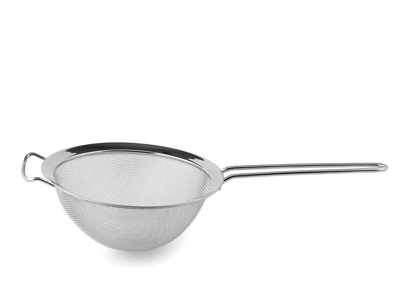 Weis Colino A Punta In Acciaio Inox 18/10 - Diametro 10 Cm, Manico Lungo, Filtro A Maglia Fine (0.64 Mm), Lavabile In Lavastoviglie