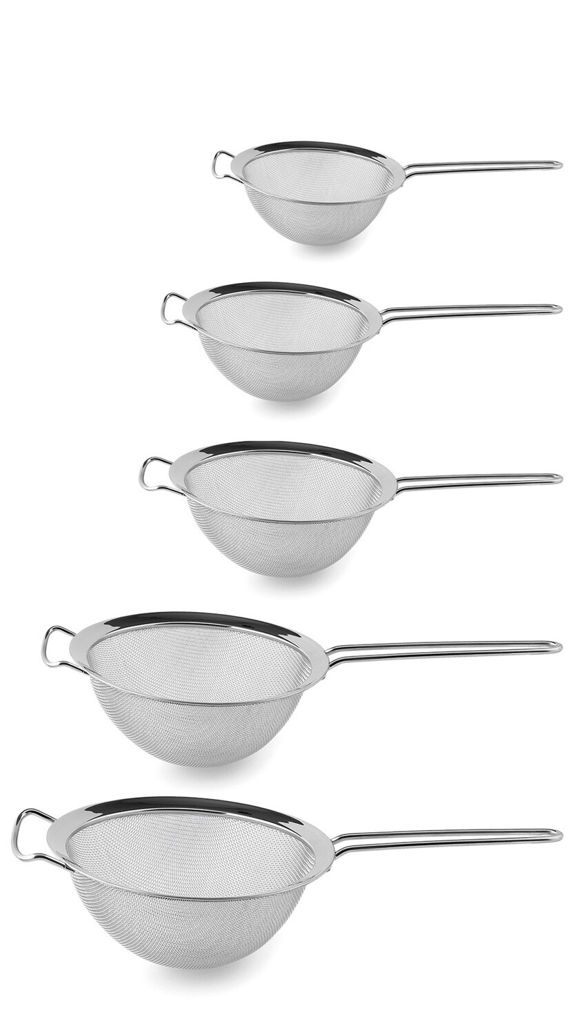 Weis Colino A Punta In Acciaio Inox | Diametro 10 Cm | Filtro Maglie Fini 0,64 Mm | Lavabile In Lavastoviglie E Antiruggine - 2