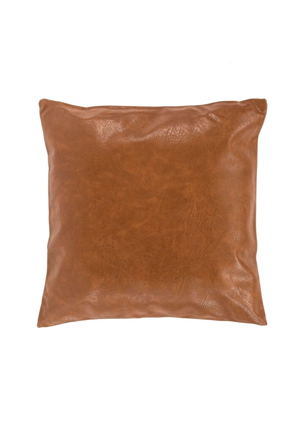Cuscino in ecopelle 45 x 45 cm Marrone - Tirolix