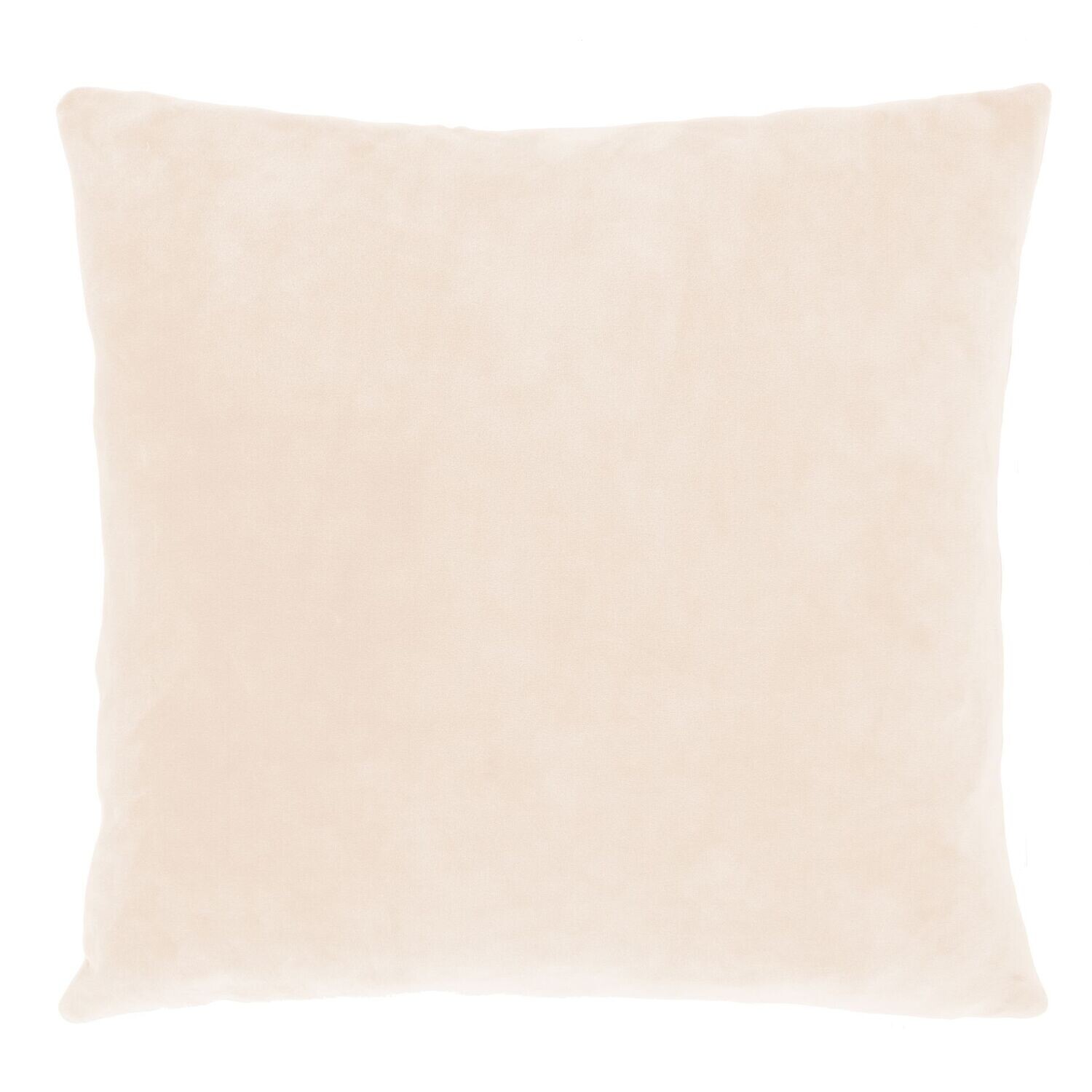 Cuscino in velluto 45 x 45 cm Crema - Tirolix