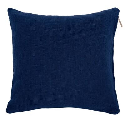 Cuscino in Cotone Slub 60x60 cm  Blu - Tirolix