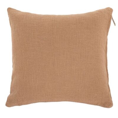 Cuscino in cotone slub 45 x 45 cm Sabbia - Tirolix