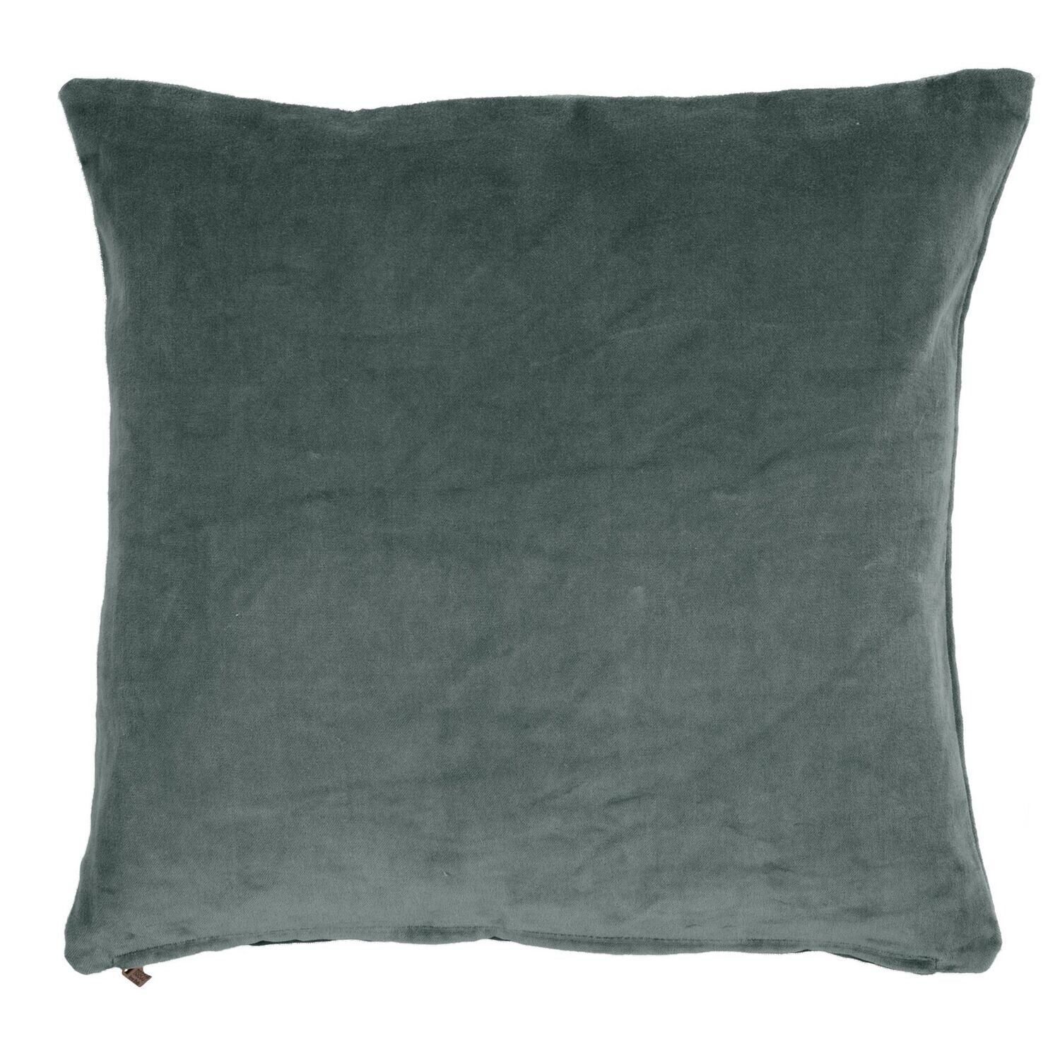 Cuscino in Cotone Velluto 45x45 cm Grigio - Tirolix