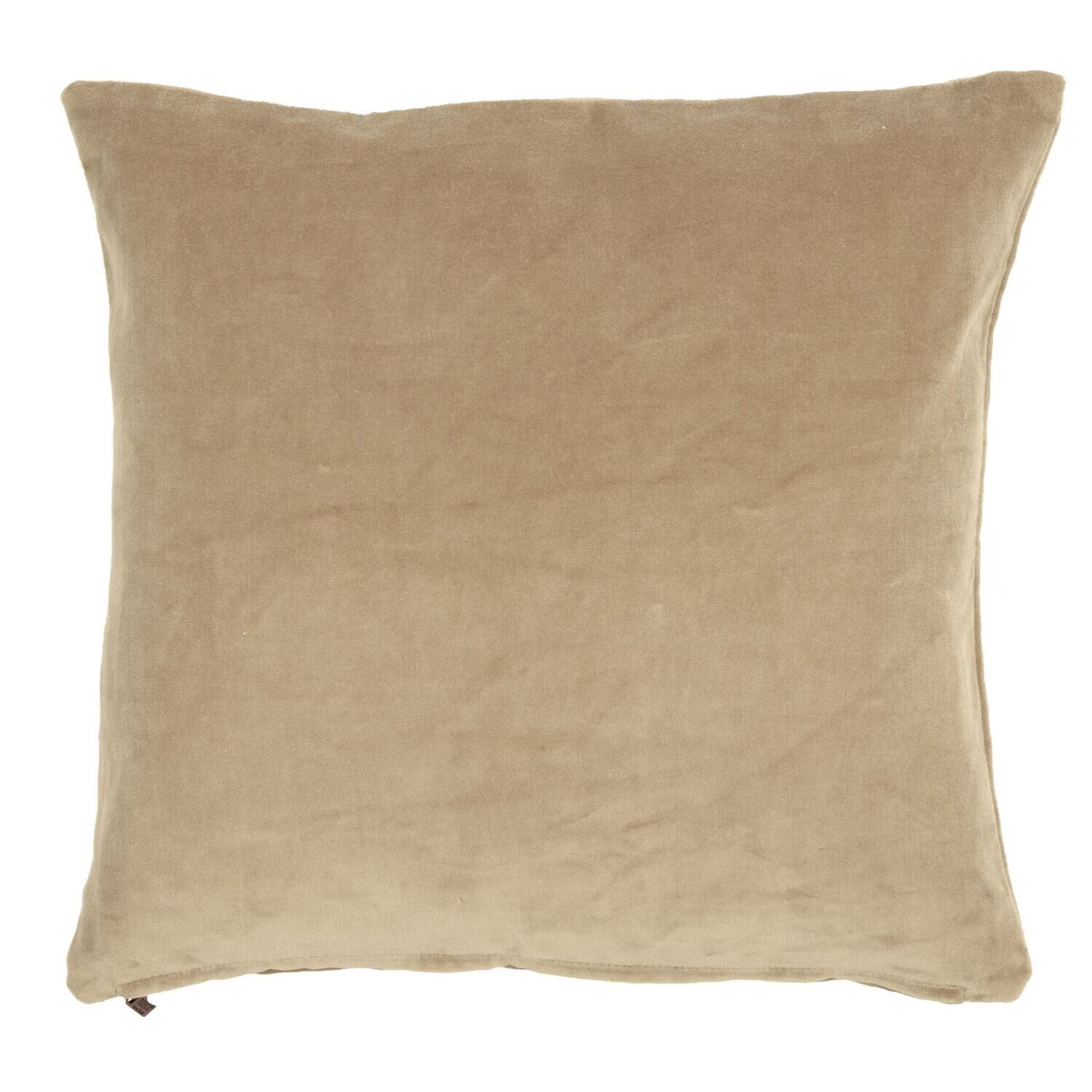 Cuscino in cotone velluto 45 x 45 cm Sabbia - Tirolix