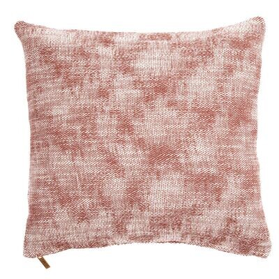 Baumwollmischung Melange Kissen 45x45 cm Rost - Tirolix