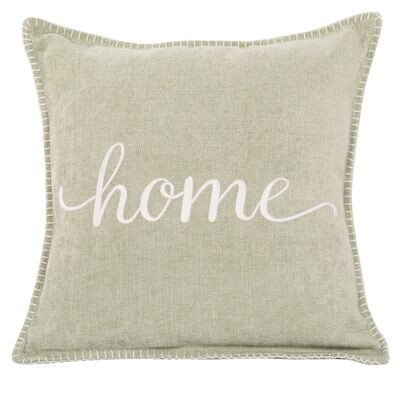 Cuscino con scritta 45 x 45 cm Verde Salvia - Tirolix
