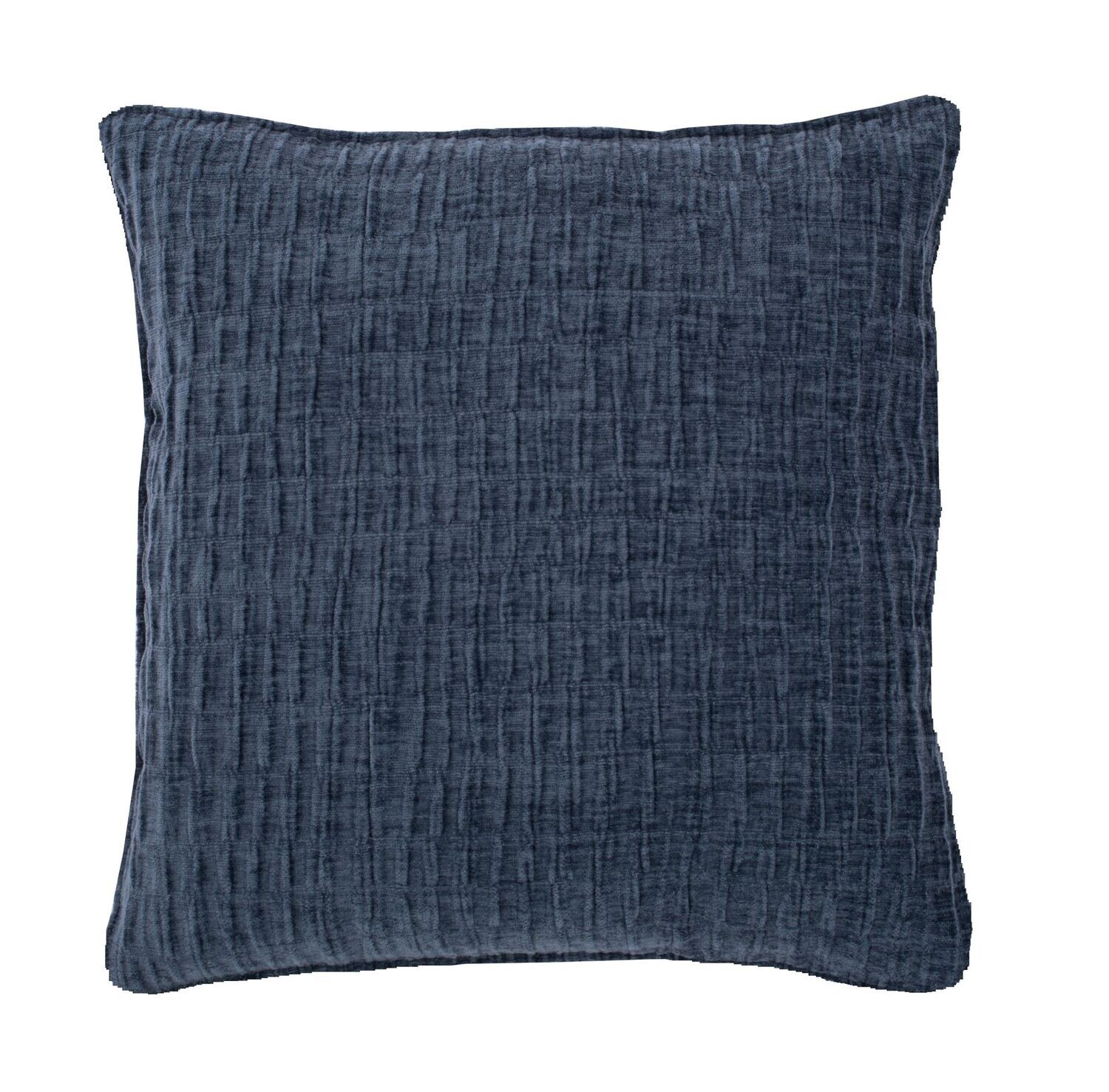 Chenille Cushion 42 x 42 cm Blue - Tirolix