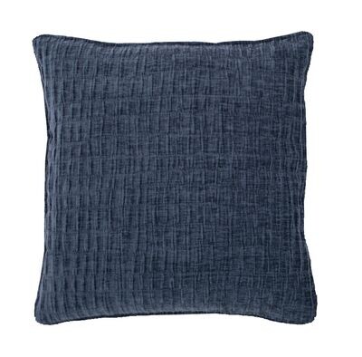 Cuscino in ciniglia 42 x 42 cm Blu - Tirolix