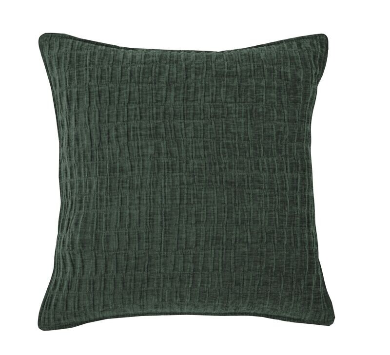 Cuscino Ciniglia 42x42 cm Verde Scuro - Tirolix