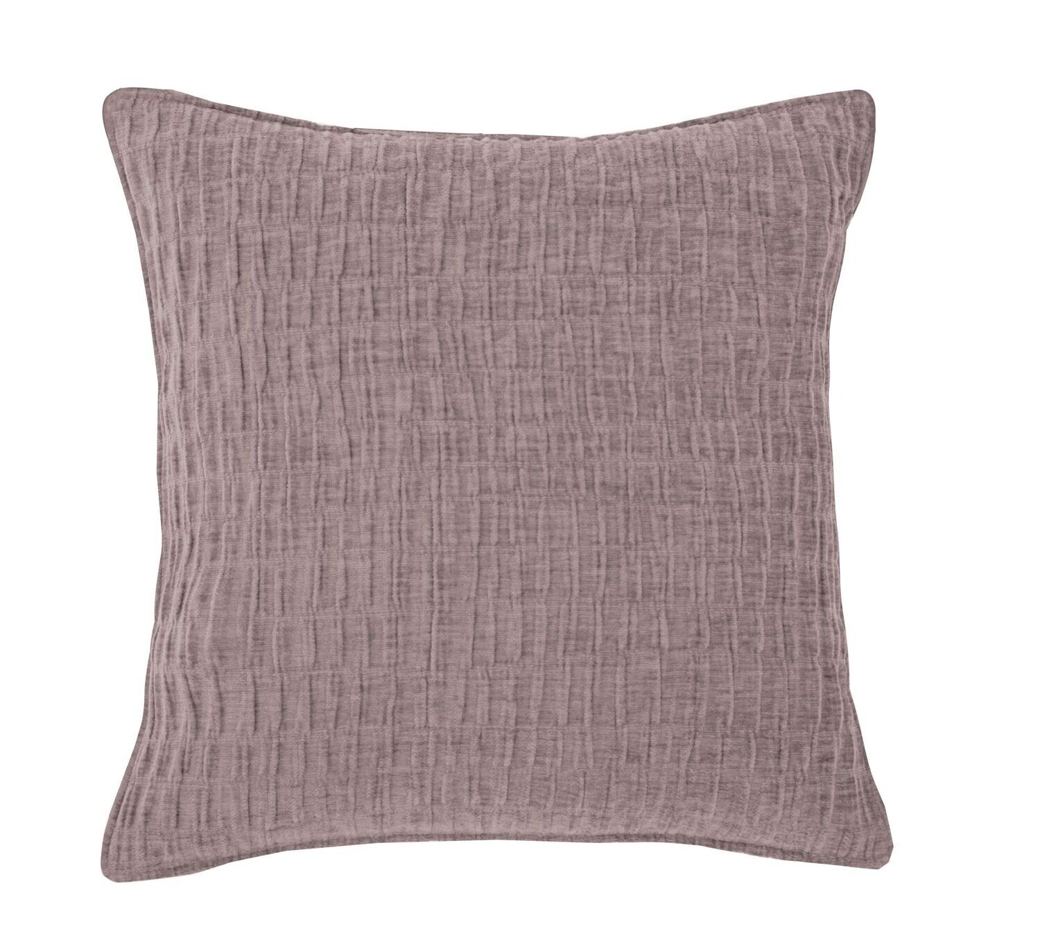 Cuscino in ciniglia 42 x 42 cm Malva - Tirolix