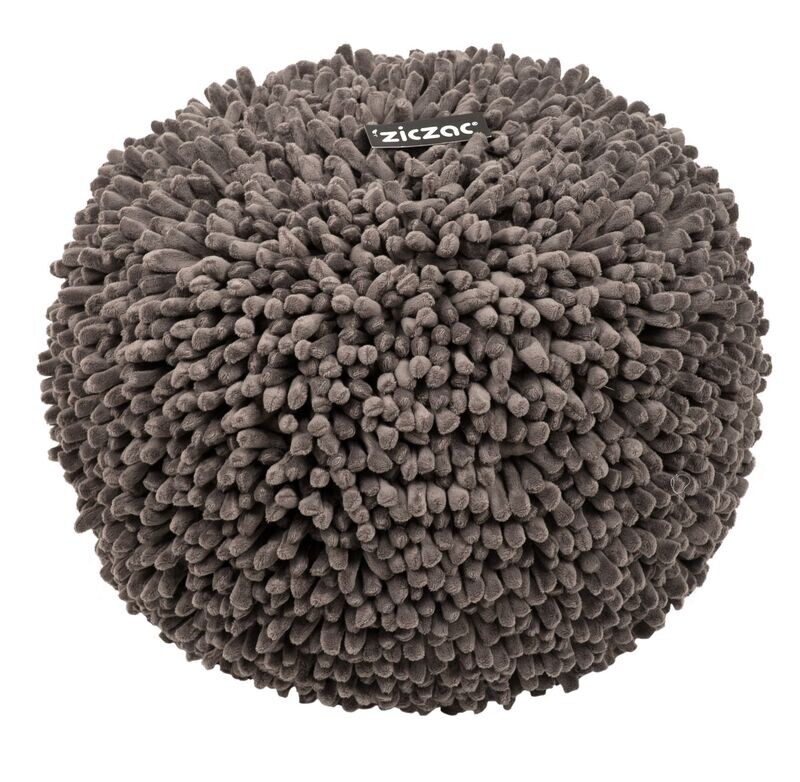 Pouf a punta 35 x 50 cm Grigio - Tirolix