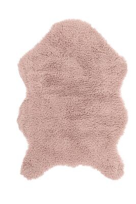 Tappeto in Pelle di Pecora 60x90 cm Rosa - Tirolix