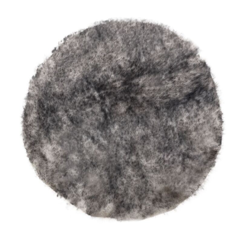 Tappeto in pelliccia di coniglio 35 cm Grigio Chiaro - Tirolix