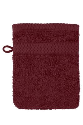 Waschhandschuh 2 Stk. 15x21 cm Dunkelrot - Tirolix