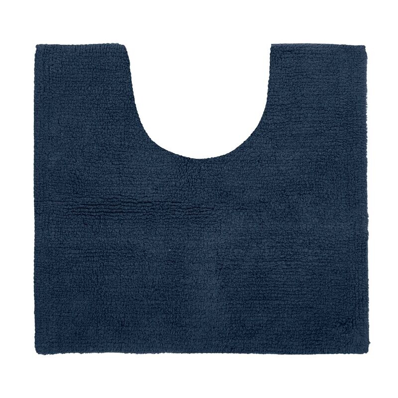 Tappeto da Bagno in Spugna 50 x 45 cm Blu Scuro - Tirolix