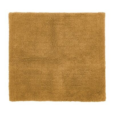 Tappeto da Bagno in Spugna 60 x 60 cm Senape - Tirolix
