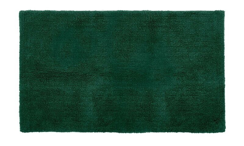 Tappeto da Bagno in Spugna 60 x 100 cm Verde Scuro - Tirolix