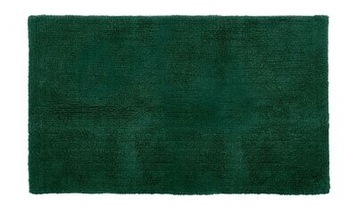 Tappeto da Bagno in Spugna 60 x 100 cm Verde Scuro - Tirolix