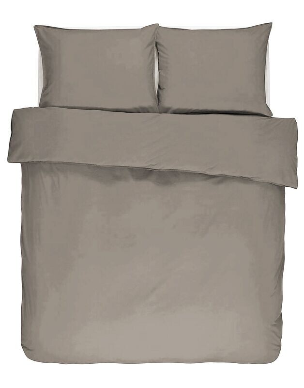 Copripiumino con Federe 240 x 220 cm Taupe - Tirolix