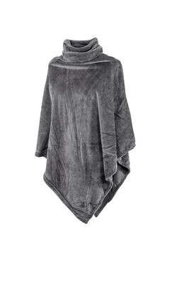 Poncho 75x150 cm Grigio - Tirolix