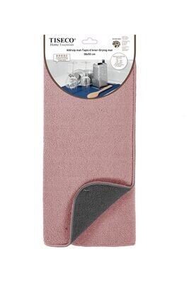 Scolapiatti in microfibra 38 x 50 cm Rosa/Grigio - Tirolix