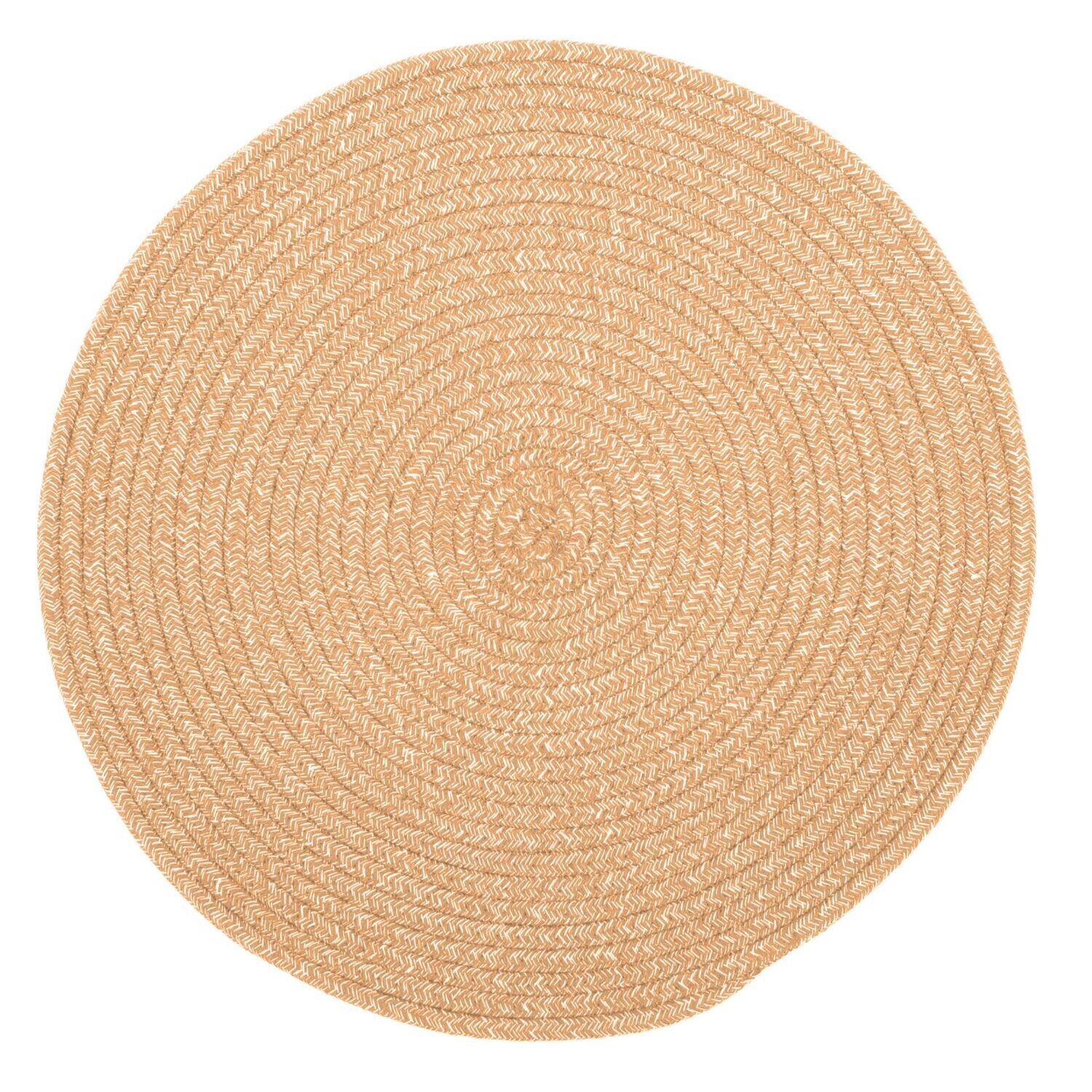 Tovaglietta Rotonda in Juta 38 cm Beige - Tirolix
