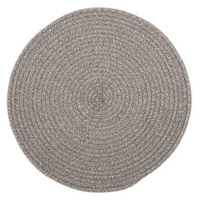 Tovaglietta Rotonda in Juta 38 cm Taupe - Tirolix